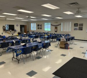 Greenwood Township Hall Set up for a Party